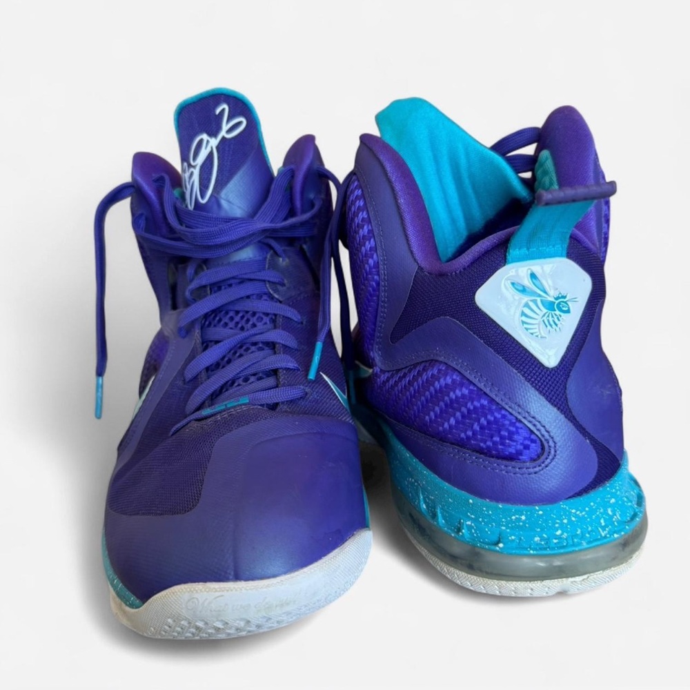Nike LeBron 9 “Summit Lake Hornets” – Purple/Teal – Size 12